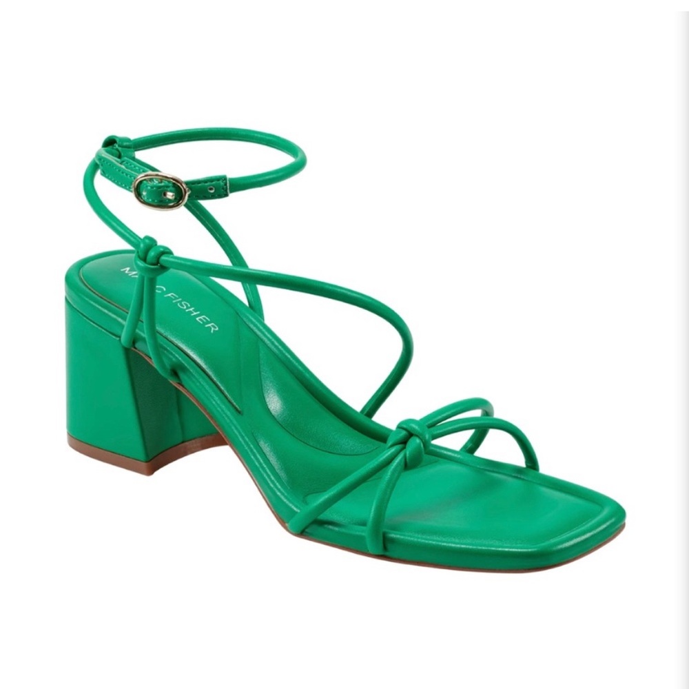 Marc Fisher Green Sandal Heels